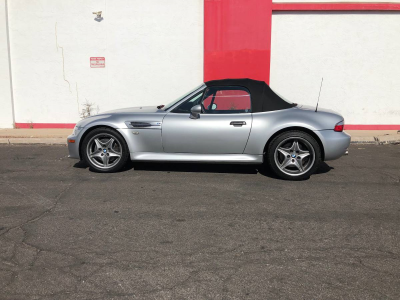 2000 BMW M Roadster in Titanium Silver Metallic over Dark Gray & Black Nappa