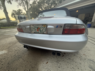 2000 BMW M Roadster in Titanium Silver Metallic over Black Nappa