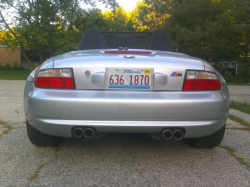 2000 BMW M Roadster in Titanium Silver Metallic over Black Nappa