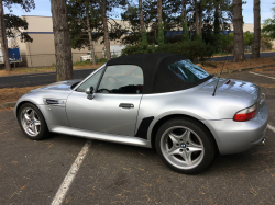 2000 BMW M Roadster in Titanium Silver Metallic over Imola Red & Black Nappa