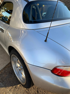2000 BMW M Roadster in Titanium Silver Metallic over Black Nappa
