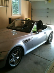 2000 BMW M Roadster in Titanium Silver Metallic over Black Nappa