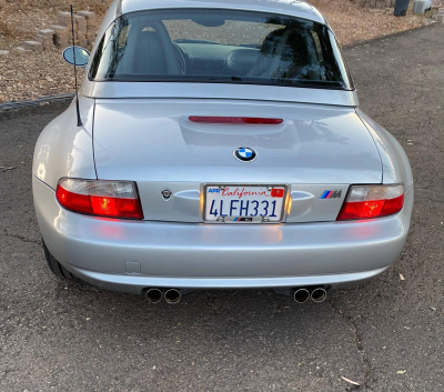 2000 BMW M Roadster in Titanium Silver Metallic over Black Nappa
