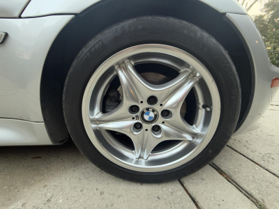 2000 BMW M Roadster in Titanium Silver Metallic over Black Nappa