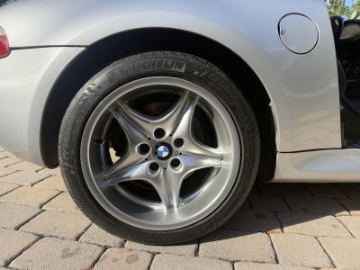 2000 BMW M Roadster in Titanium Silver Metallic over Black Nappa