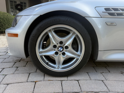 2000 BMW M Roadster in Titanium Silver Metallic over Black Nappa