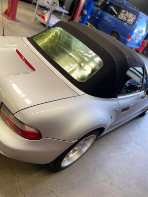 2000 BMW M Roadster in Titanium Silver Metallic over Black Nappa