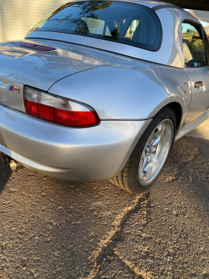 2000 BMW M Roadster in Titanium Silver Metallic over Black Nappa