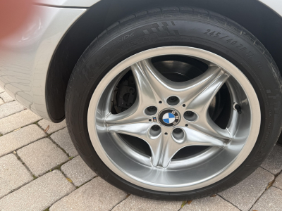 2000 BMW M Roadster in Titanium Silver Metallic over Black Nappa