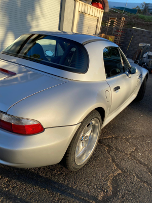 2000 BMW M Roadster in Titanium Silver Metallic over Black Nappa