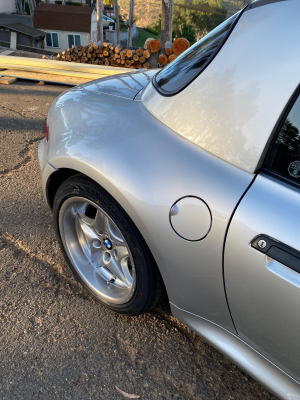 2000 BMW M Roadster in Titanium Silver Metallic over Black Nappa