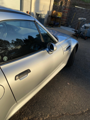 2000 BMW M Roadster in Titanium Silver Metallic over Black Nappa