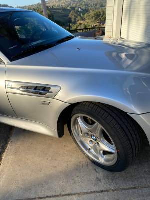 2000 BMW M Roadster in Titanium Silver Metallic over Black Nappa