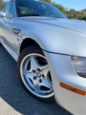 2000 BMW M Roadster in Titanium Silver Metallic over Black Nappa