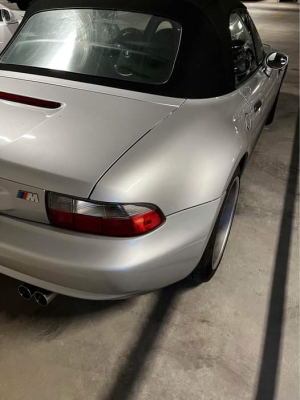 2000 BMW M Roadster in Titanium Silver Metallic over Black Nappa