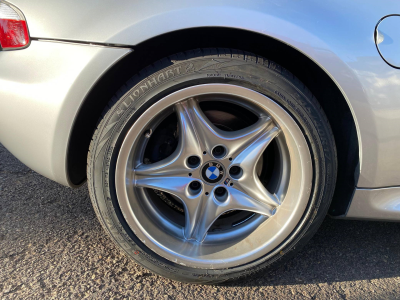 2000 BMW M Roadster in Titanium Silver Metallic over Black Nappa