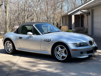 2000 BMW M Roadster in Titanium Silver Metallic over Black Nappa