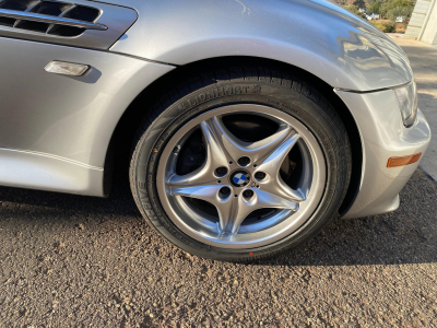 2000 BMW M Roadster in Titanium Silver Metallic over Black Nappa