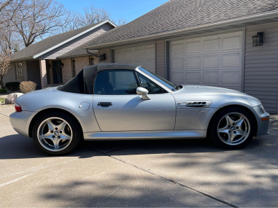 2000 BMW M Roadster in Titanium Silver Metallic over Black Nappa