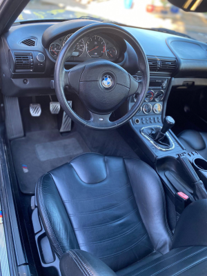 2000 BMW M Roadster in Titanium Silver Metallic over Black Nappa
