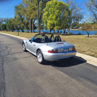 2000 BMW M Roadster in Titanium Silver Metallic over Black Nappa