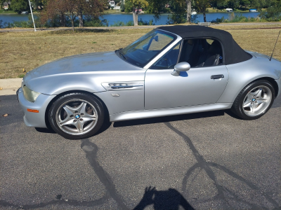 2000 BMW M Roadster in Titanium Silver Metallic over Black Nappa