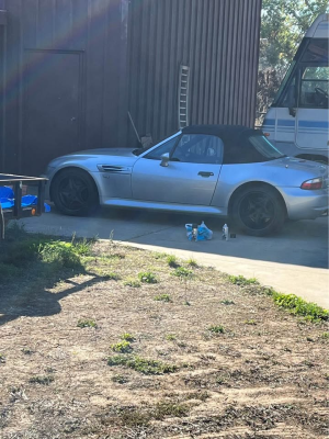 2000 BMW M Roadster in Titanium Silver Metallic over Black Nappa