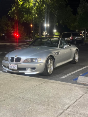 2000 BMW M Roadster in Titanium Silver Metallic over Black Nappa