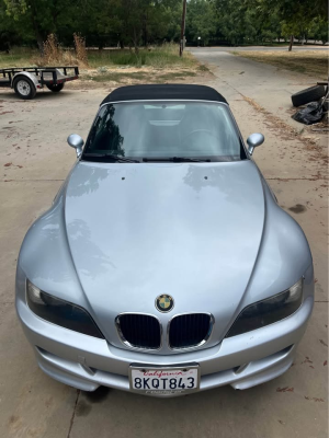 2000 BMW M Roadster in Titanium Silver Metallic over Black Nappa