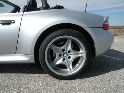 2000 BMW M Roadster in Titanium Silver Metallic over Black Nappa