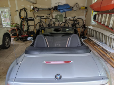 2000 BMW M Roadster in Titanium Silver Metallic over Black Nappa