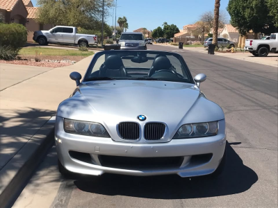 2000 BMW M Roadster in Titanium Silver Metallic over Black Nappa