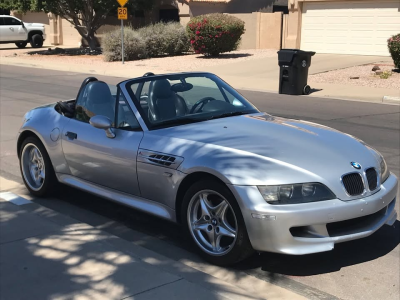 2000 BMW M Roadster in Titanium Silver Metallic over Black Nappa