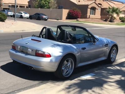 2000 BMW M Roadster in Titanium Silver Metallic over Black Nappa