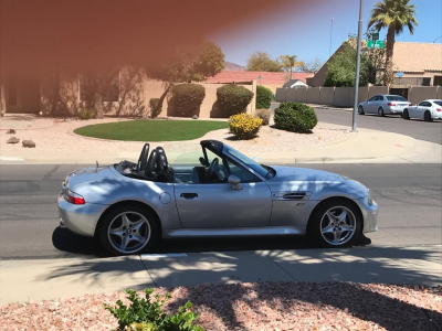 2000 BMW M Roadster in Titanium Silver Metallic over Black Nappa