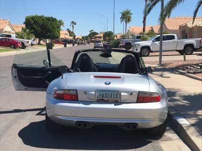 2000 BMW M Roadster in Titanium Silver Metallic over Black Nappa