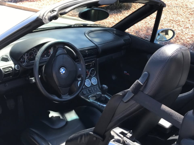 2000 BMW M Roadster in Titanium Silver Metallic over Black Nappa