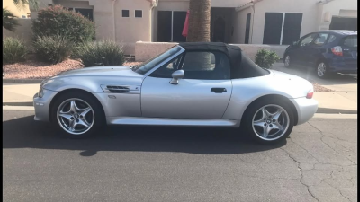 2000 BMW M Roadster in Titanium Silver Metallic over Black Nappa