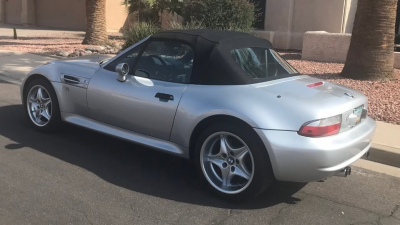 2000 BMW M Roadster in Titanium Silver Metallic over Black Nappa