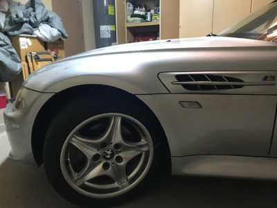 2000 BMW M Roadster in Titanium Silver Metallic over Black Nappa