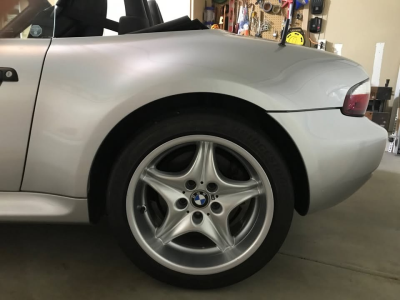 2000 BMW M Roadster in Titanium Silver Metallic over Black Nappa