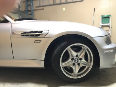 2000 BMW M Roadster in Titanium Silver Metallic over Black Nappa