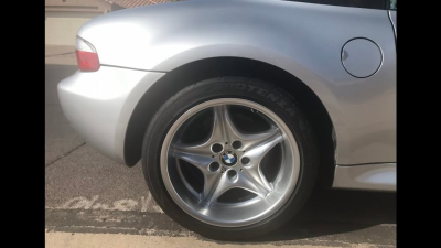 2000 BMW M Roadster in Titanium Silver Metallic over Black Nappa