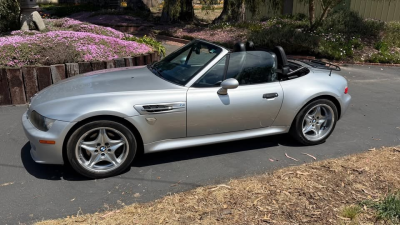 2000 BMW M Roadster in Titanium Silver Metallic over Black Nappa