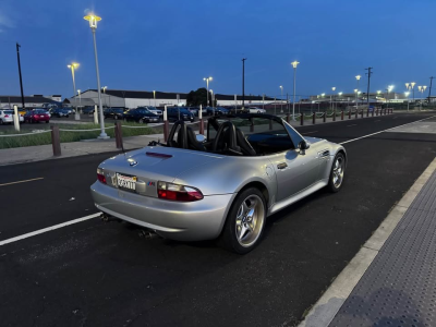 2000 BMW M Roadster in Titanium Silver Metallic over Black Nappa