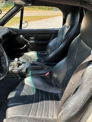 2000 BMW M Roadster in Titanium Silver Metallic over Black Nappa