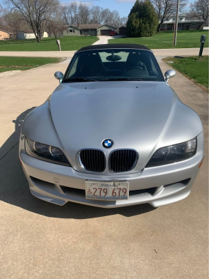 2000 BMW M Roadster in Titanium Silver Metallic over Black Nappa