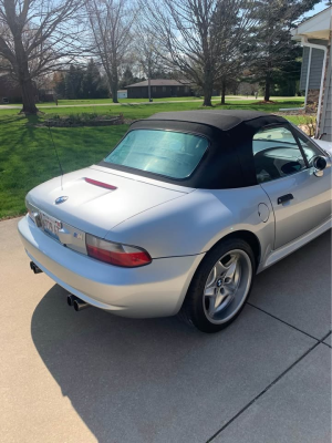 2000 BMW M Roadster in Titanium Silver Metallic over Black Nappa