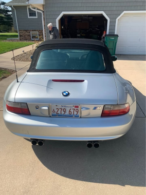 2000 BMW M Roadster in Titanium Silver Metallic over Black Nappa