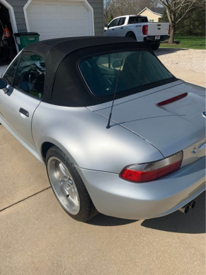 2000 BMW M Roadster in Titanium Silver Metallic over Black Nappa